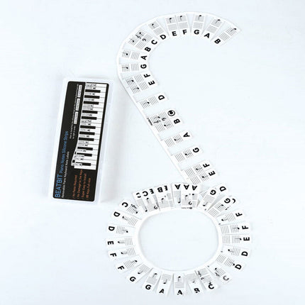 Silicone Reusable Piano Note Stickers for 88-Key Keyboard