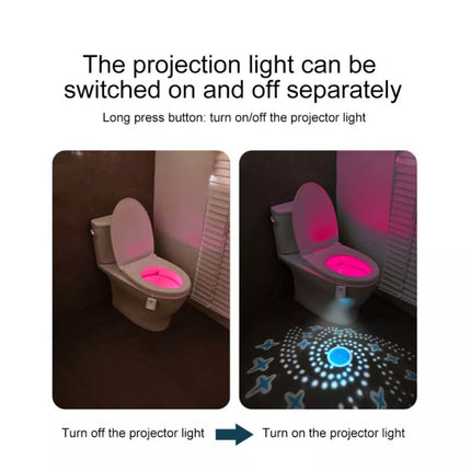 Rechargeable Motion Sensor Toilet LED Light Night Lamp Bathroom Bowl
