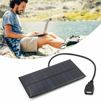 Solar Power Bank USB Outdoor Camping Hiking Phone Camera Charger