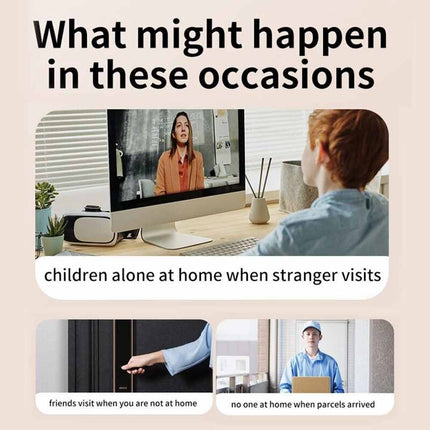 WiFi Video Doorbell Camera Wireless Smart Intercom Phone Security Door Bell