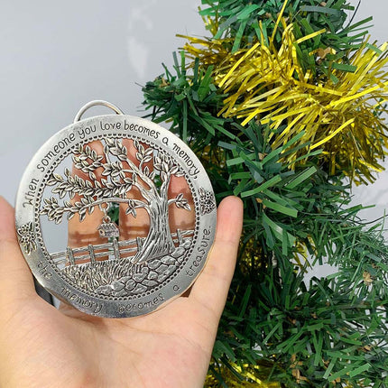 Memory Wall Tree Keepsake Hanging Metal Sign Plaque Ornament Decoration