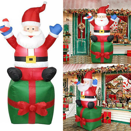 1.8M Giant Inflatable Xmas Santa 6ft Outdoor LED Light Yard Decor AU