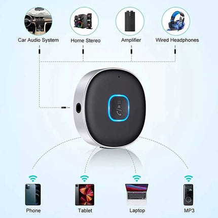 Bluetooth AUX Adapter Wireless Music Receiver for Car Headphone iPod