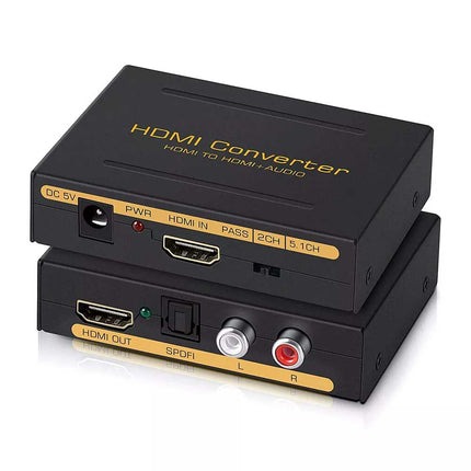 4K 60Hz HDMI Audio Splitter Optical SPDIF RCA L R Extractor Converter