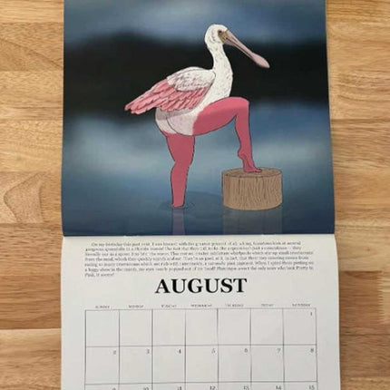 2026 Calendar of Extremely Accurate Birds Gift Bird Lover Wall Calendar