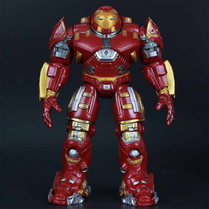 LED Light Up Mech Action Figure Toy for Kids with Glowing Armor