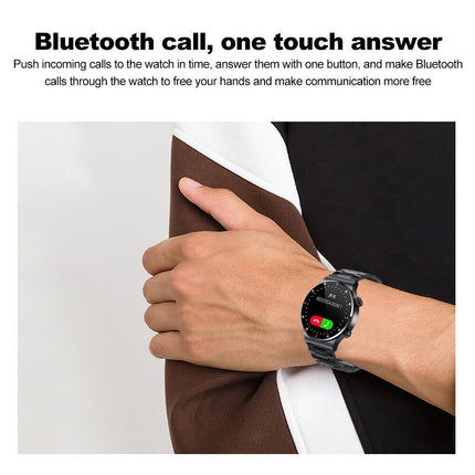 Smart Watch for Men with Bluetooth Call, Full Touch Screen Sports