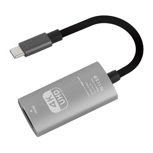 USB C to HDMI Adapter 4K 60Hz, Type-C to HDMI Converter Cable for Laptop, Tablet, TV