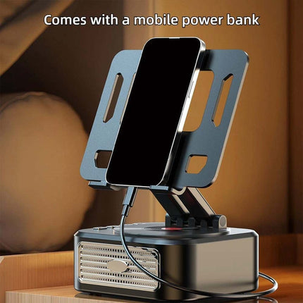 Adjustable Stand with Bluetooth Speakers for Phone & Tablet