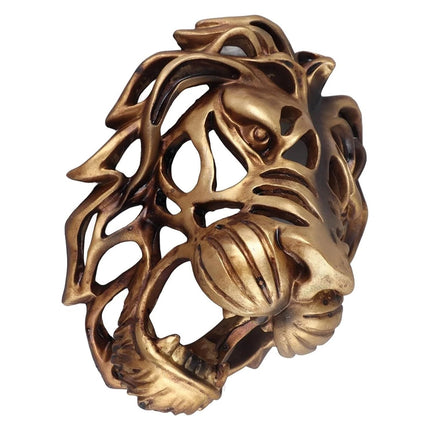 Wall Art Garden Ornament Lion Sculpture, Outdoor Home Decor Accessory Artwork