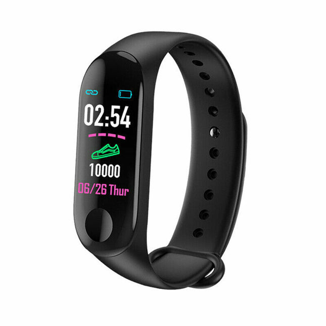Bluetooth Activity Tracker Watch Heart Rate Monitor Smart Bracelet Pedometer