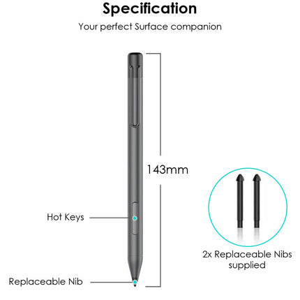 Stylus Pen For Microsoft Surface Pro 3-8 X Go 2/3 Book Laptop Studio