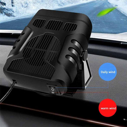 Portable 12V Electric Car Heater Fan Defogger Defroster Demister