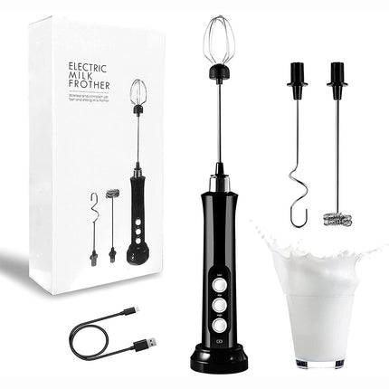 Electric Frother and Egg Beater, Mixer for Coffee & Milk Drinks