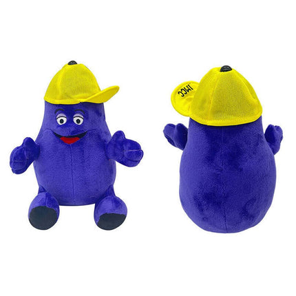 22cm Yellow Hat Plush Doll, Soft Short Plush Toy, Ideal Gift for Kids