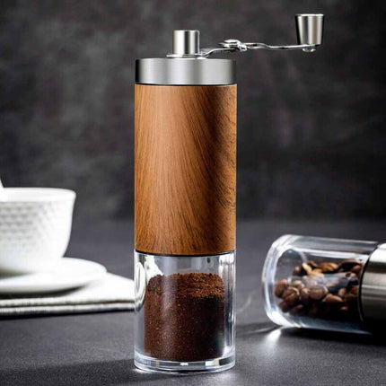 Portable Travel Hand Coffee Bean Grinder Stainless Steel Conical Burr