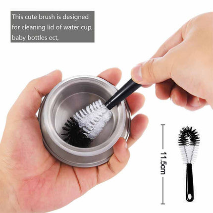 8Pcs Long Handle Cleaning Brush for Bottles & Cups, Kitchen Scrub Washer