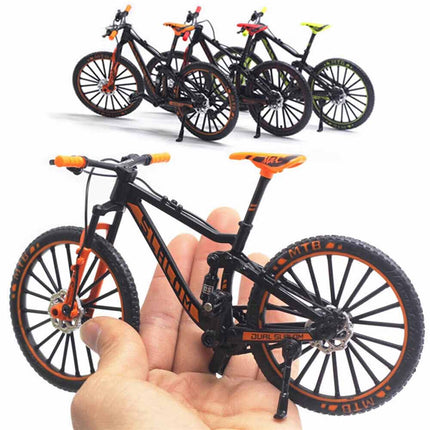 Mini 1 10 Diecast Metal Mountain Bike Finger Bicycle Racing Toy