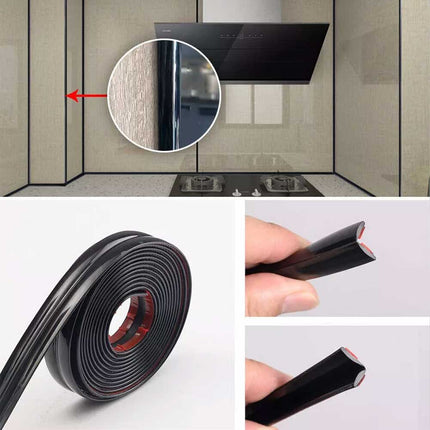 Self Adhesive Wall Edging Strip, Flexible Corner Trim for Living Room Kitchen