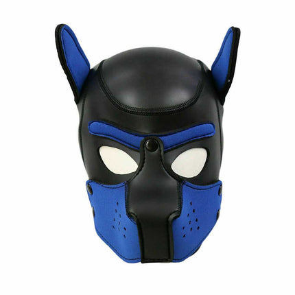 Dog Head Mask Puppy Cosplay Party Role Play Prop Soft Rubber Neoprene Toy
