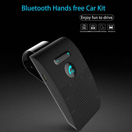 Wireless Car BT4.2 Handsfree Speaker Kit Sun Visor Clip Black