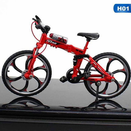 Mini 1 10 Diecast Metal Mountain Bike Finger Bicycle Racing Toy