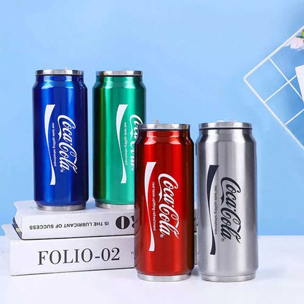 Portable 500ml Stainless Steel Double Wall Insulated Travel Mug Water Bottle
