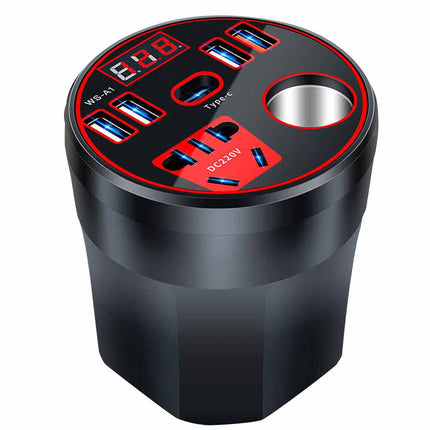 200W DC to AC Car Power Inverter 12V 24V to 220V Converter Adapter Outlets