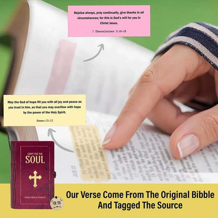 150PCS Bible Verse Cards Handmade Wooden Box Daily Scripture Verses