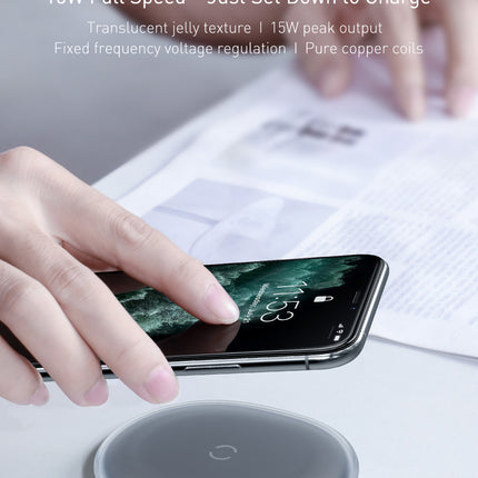 Baseus 15W Qi Wireless Charger Fast Charging for iPhone 14 13 Samsung Huawei