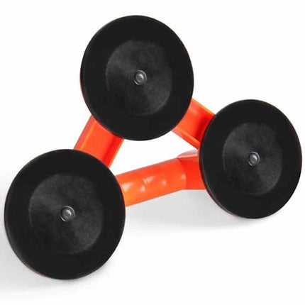 1x Triple Suction Cup Pad Lifter 75kg Sucker Plate Glass Tile Mirror