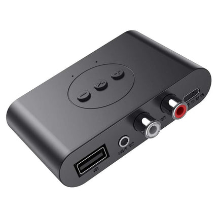 NFC Bluetooth 5.2 Wireless Receiver 3.5mm AUX to 2 RCA Audio Adapter