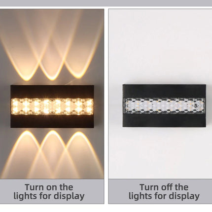 Waterproof LED Wall Light Up/Down 10W Indoor Outdoor Sconce IP65