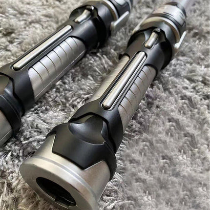 2 Pack LED Lightsaber Swords Colorful Flashing Light with Sound Toy