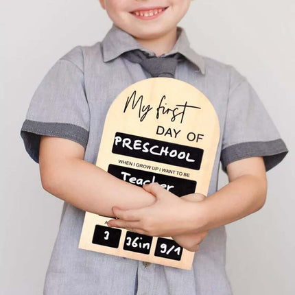 First Day Of School Photo Board Back To School Sign Chalkboard