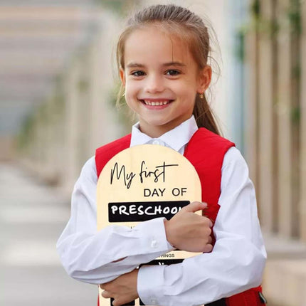 First Day Of School Photo Board Back To School Sign Chalkboard