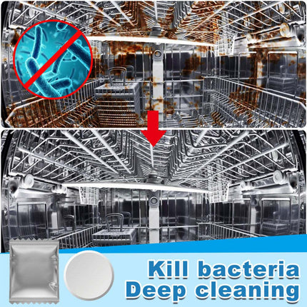 20 Packs Dishwasher Cleaning Tablets – Removes Limescale & Build-Up