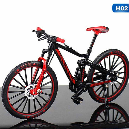 Mini 1 10 Diecast Metal Mountain Bike Finger Bicycle Racing Toy