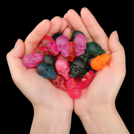 40 Cavity Silicone Halloween Skull Gummy Candy Jelly Mold Ice Tray