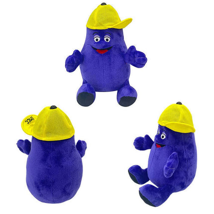22cm Yellow Hat Plush Doll, Soft Short Plush Toy, Ideal Gift for Kids