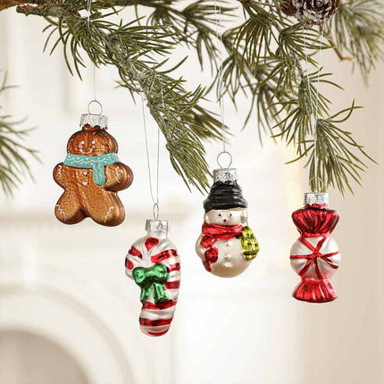 Christmas Tree Ornaments Set, Hanging Baubles Decor for Xmas Party Home