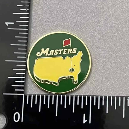 The Masters Scorecard Golf Ball Marker 2024 Tournament Coin Magnetic