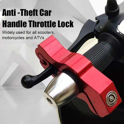 Handlebar Grip Safety Lock, Anti-Theft Brake for Motorbike Scooter