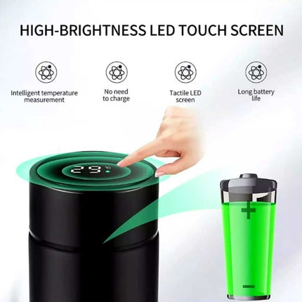 LED Display Smart Mug 500ml Stainless Steel Vacuum Insulated Thermos Bottle
