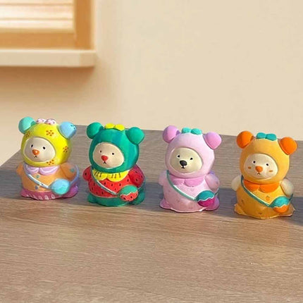 Set of 10 Bagged Bears Paint Your Own Decorations Arts Crafts DIY Set