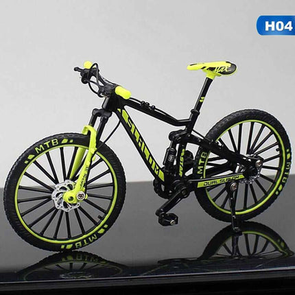 Mini 1 10 Diecast Metal Mountain Bike Finger Bicycle Racing Toy