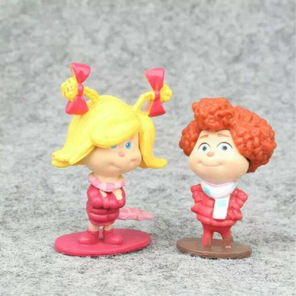12Pcs Christmas Cartoon Villain Action Figure Kids Toy Gift Set