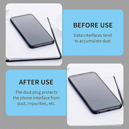 4 Pack USB C Dust Plug Silicone Charging Port Protector Cover Type C Phone