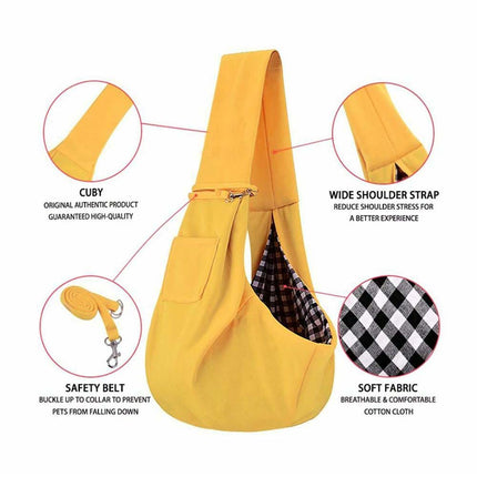Portable Dog Cat Pet Carrier Shoulder Pouch, Travel Sling Backpack Outdoor