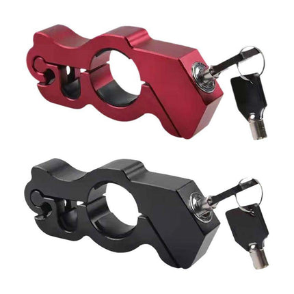 Handlebar Grip Safety Lock, Anti-Theft Brake for Motorbike Scooter